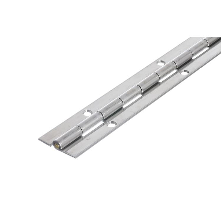 7808 Medium Duty Piano Hinge - Stainless Steel - Self Colour - In-line Holes 1829 x 38 x 2.0 x 5.0mm Pin