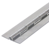 7812 Medium Duty Piano Hinge - Mild Steel - Self Colour- No Holes 1829 x 51 x 2.0 x 5.0mm Pin