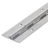 7812 Medium Duty Piano Hinge - Mild Steel - Zinc - In-line Holes 1829 x 51 x 2.0 x 5.0mm Pin