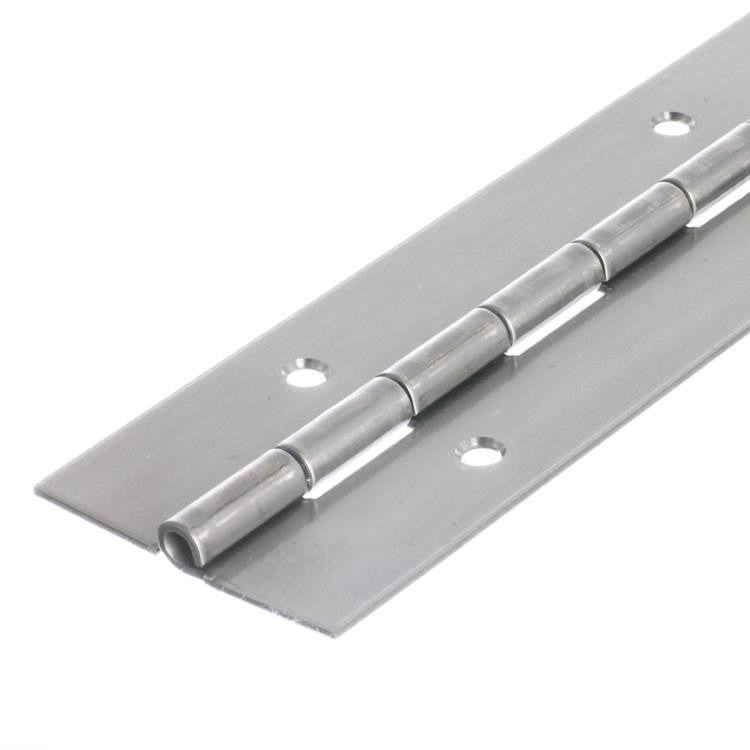 7816 Medium Duty Piano Hinge - Mild Steel - Zinc - In-line Holes 1829 x 64 x 2.0 x 5.0mm Pin