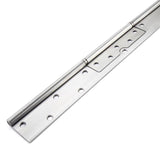56135AL Interleaf Piano Hinge - Reduced Ligature - Stainless Steel - Satin Polished - Staggered Holes 2134 x 90.5 x 2.5 x 7mm Pin