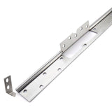 56135AL Interleaf Piano Hinge - Reduced Ligature - Stainless Steel - Satin Polished - Staggered Holes 2134 x 90.5 x 2.5 x 7mm Pin